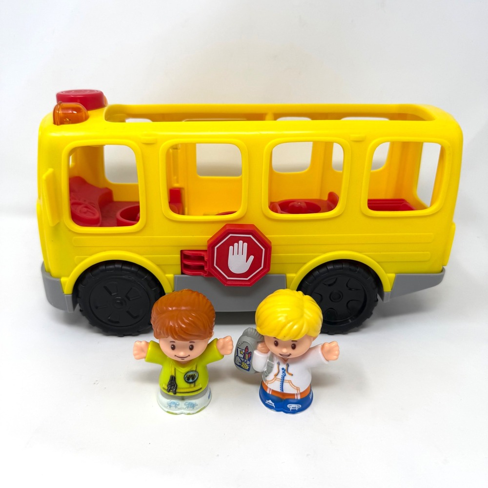 Fisher-Price Little People Sit with Me School Bus Yellow GJB52 with 2‎ Figures